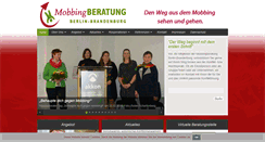 Desktop Screenshot of mobbingberatung-bb.de